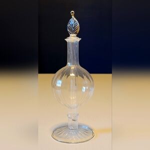 Vintage Egyptian Hand Blown Perfume Bottle Glass Empty